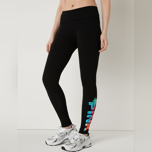 Victorias Secret Pink Tropical Shine Leggings. Brand New 💎 - Picture 3 of 8